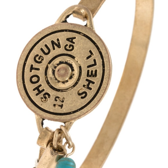 🟠3/$25 Shotgun Shell etched bangle bracelet - Picture 4 of 5